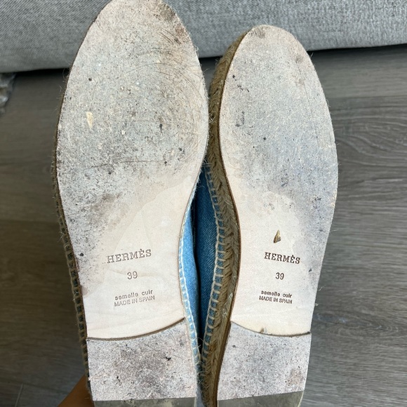 Hermes Denim Espadrilles - Picture 5 of 6